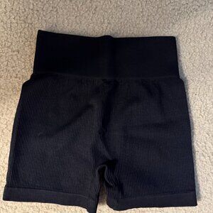 Womens Black Biker Shorts